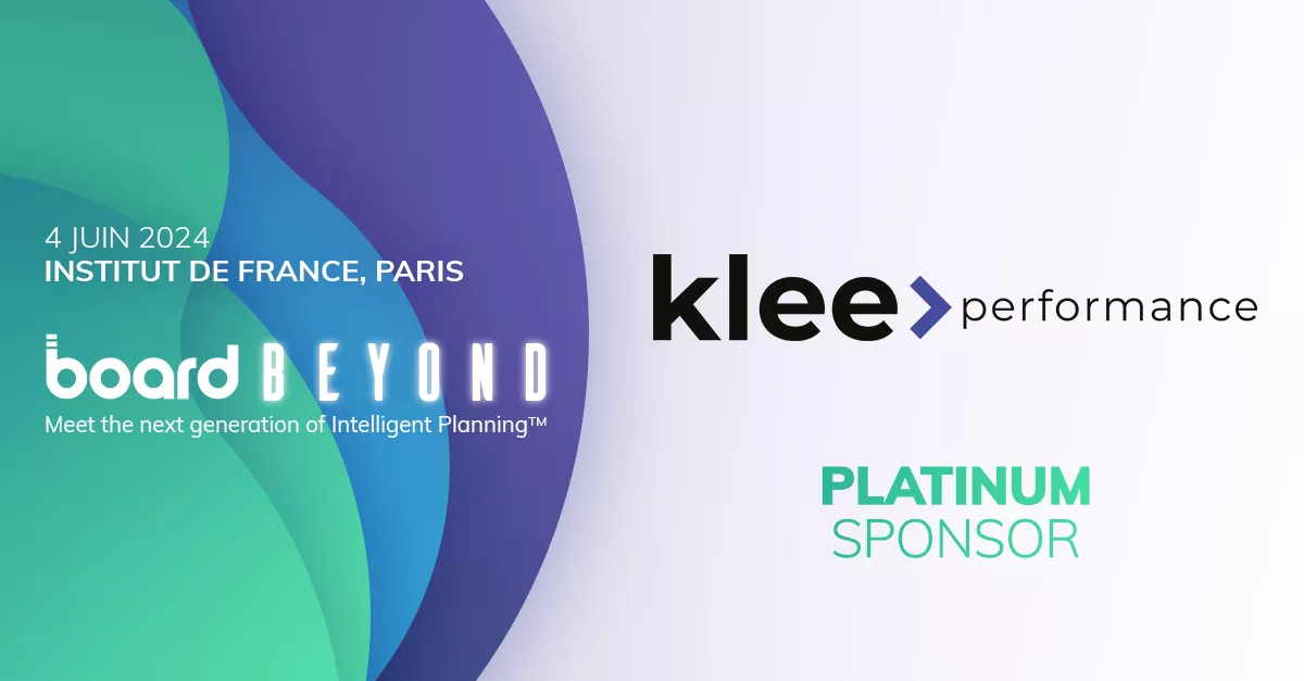 Klee Performance sera présent au Board Beyond en tant que Sponsor Platinum le 4 juin 2024, à l'Institut de France.