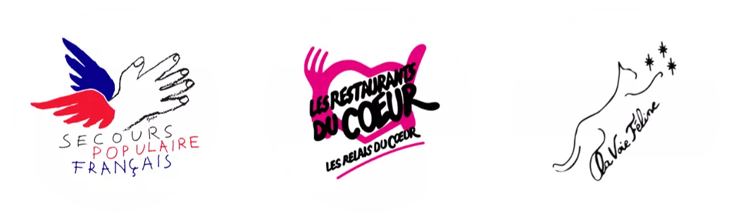 Secours Populaire Français, Les restaurants du Cœur, La Voie Féline