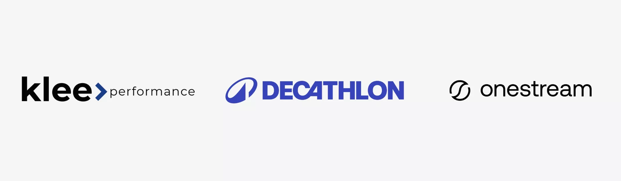 OneStream & Klee Performance & Decathlon OneStream & Klee Performance & Decathlon